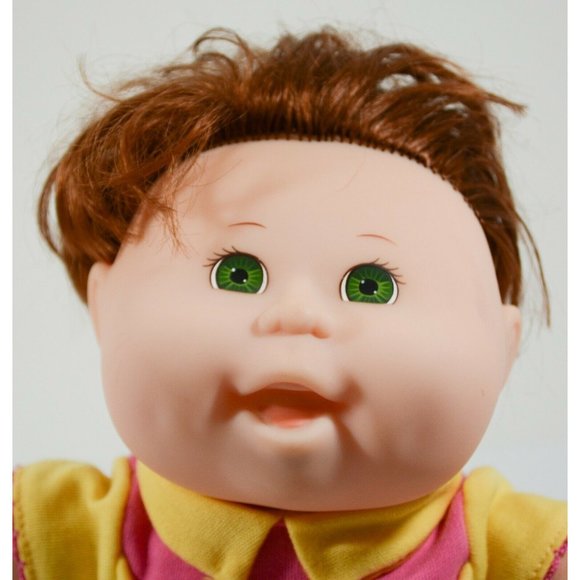 Vintage 1995 12" Cabbage Patch Kids Doll Brown Hair & 8" Garden Fairy 2009 Toy - Picture 3 of 12